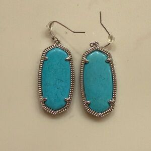 Kendra Scott Elle Turquoise Stone Earrings